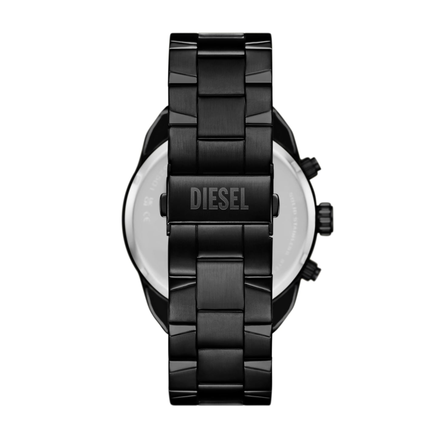 Diesel Men's Spiked Chronograph Black Stainless Steel Watch (Model: DZ4691)