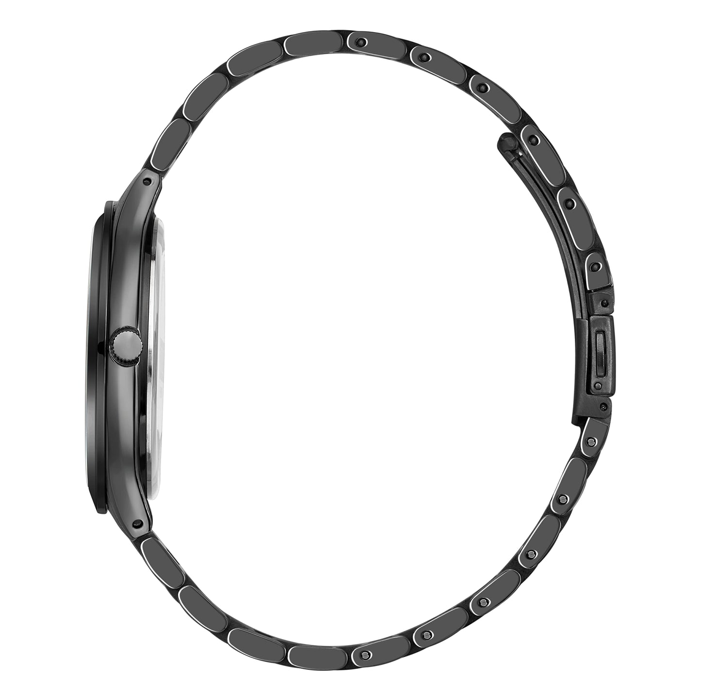 BUREI Men Watches All Black Fashion Business Stainless Steel Analog Quartz Waterproof Watches for Mens,Gifts for Men (All Black)
