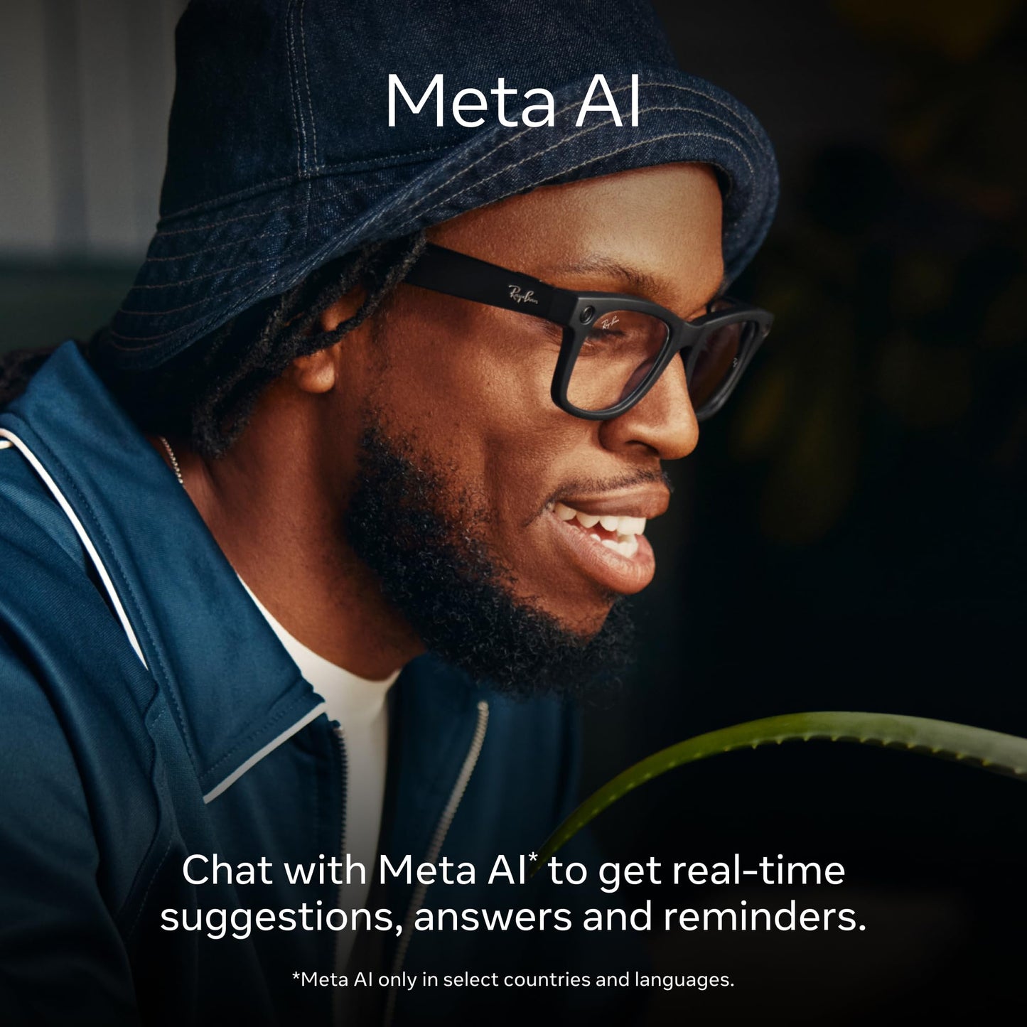 Ray-Ban Meta Wayfarer, Matte Black Smart AI Glasses