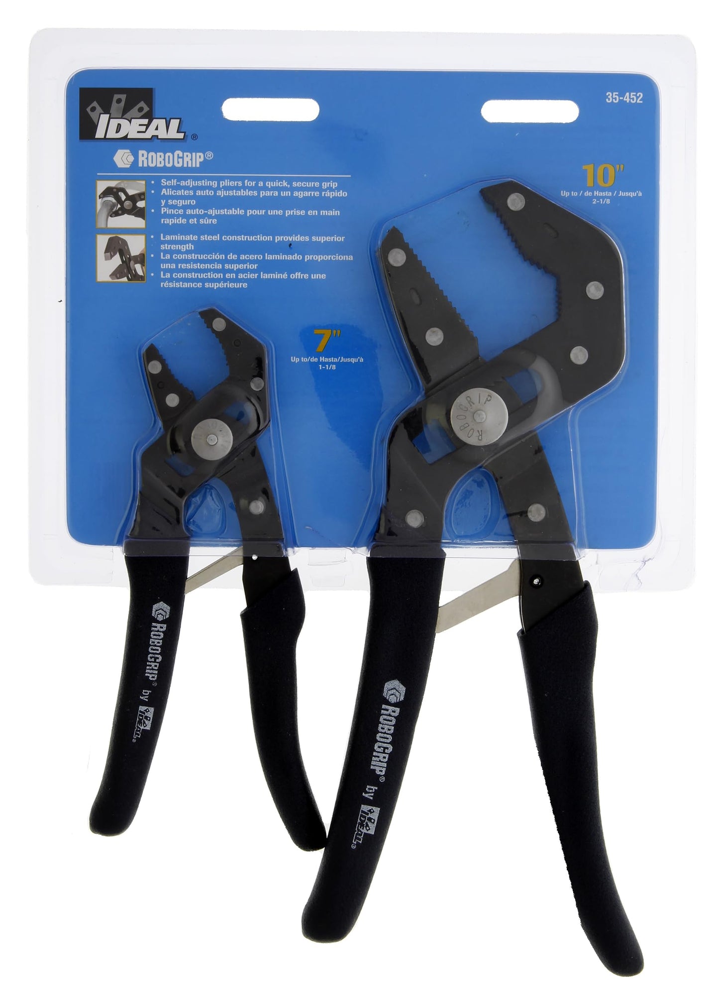 Robo Grip Pliers 7 in. and 10 in. 2 Pack