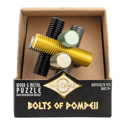 Bolts of Pompeii – Interlocking Metal Burr Puzzle