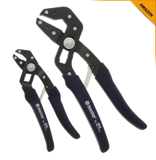 Badged - Robo Grip Pliers 7 in. and 10 in. 2 Pack